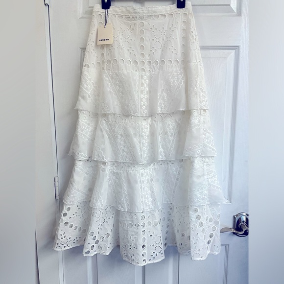 Sahara Ruffled Midi Skirt - Picture 6 of 8